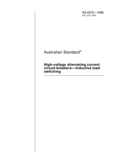 AS 4372-1996 AS 4372-1996