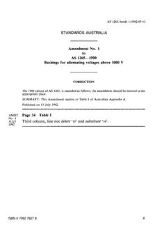 AS 1265-1990 AMDT 1