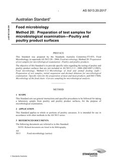 AS 5013.20:2017 AS 5013.20:2017