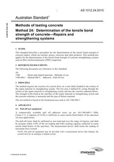 AS 1012.24:2015 AS 1012.24:2015