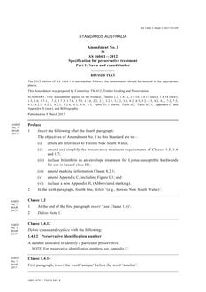 AS 1604.1:2012 Amd 1:2017