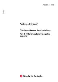 AS 2885.4-2003 AS 2885.4-2003