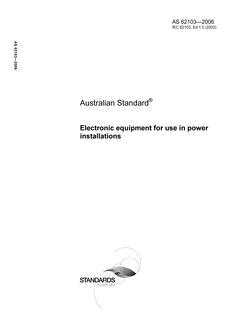 AS 62103-2006 AS 62103-2006