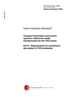 AS 14813.5(INT)-2000