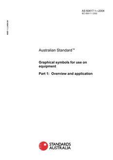 AS 60417.1-2004 AS 60417.1-2004