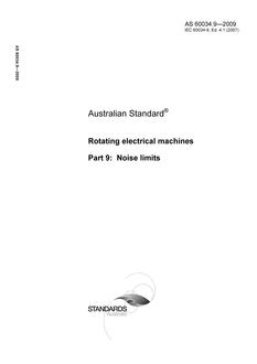 AS 60034.9-2009 AS 60034.9-2009