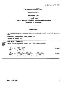 AS 1399-1990 AMDT 1
