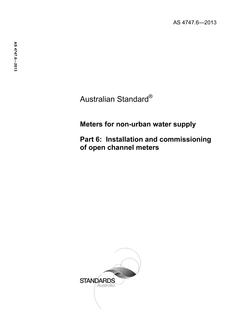 AS 4747.6-2013 AS 4747.6-2013