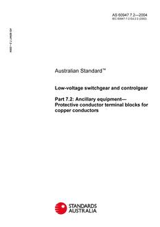 AS 60947.7.2-2004 AS 60947.7.2-2004