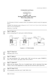 AS 1684.2-1999 AMDT 1 AS 1684.2-1999 AMDT 1