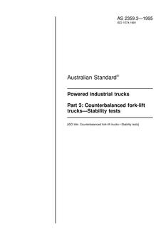 AS 2359.3-1995 AS 2359.3-1995