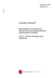 AS 4816.1-2002 AS 4816.1-2002