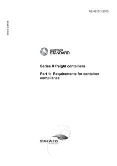 AS 4615.1:2015 AS 4615.1:2015