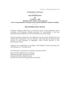 AS 1050.12-1983 AS 1050.12-1983