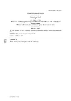 AS 3583.1-1998 AMDT 1