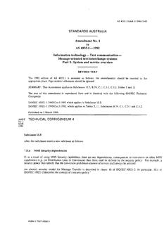 AS 4033.1-1992 AMDT 1