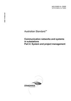 AS 61850.4-2005 AS 61850.4-2005