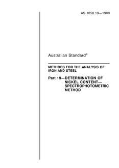AS 1050.19-1988 AS 1050.19-1988
