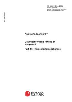 AS 60417.2.5-2004 AS 60417.2.5-2004