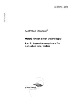 AS 4747.8-2013 AS 4747.8-2013