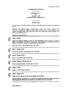 AS 1684-1992 AMDT 1 AS 1684-1992 AMDT 1