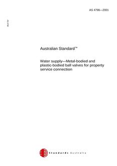 AS 4796-2001 AS 4796-2001