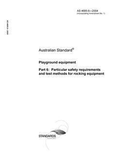 AS 4685.6-2004 AS 4685.6-2004