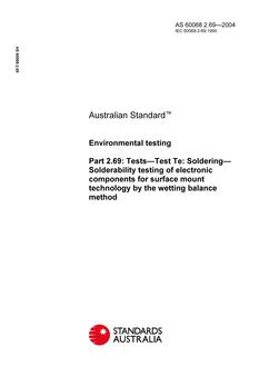 AS 60068.2.69-2004 AS 60068.2.69-2004