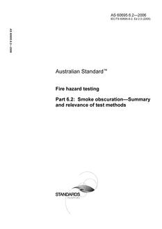 AS 60695.6.2-2006 AS 60695.6.2-2006