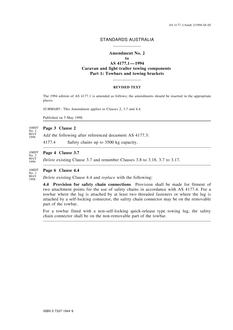 AS 4177.1-1994 AMDT 2 AS 4177.1-1994 AMDT 2