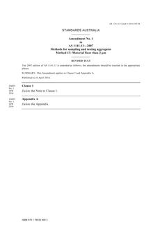 AS 1141.13-2007 Amd 1:2016