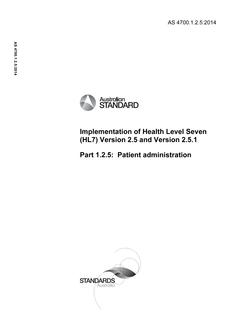 AS 4700.1.2.5:2014 AS 4700.1.2.5:2014