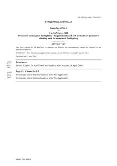 AS 4967(INT)-2002 AMDT 1 AS 4967(INT)-2002 AMDT 1