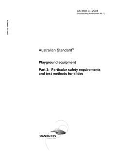 AS 4685.3-2004 AS 4685.3-2004