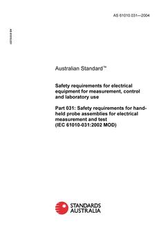 AS 61010.031-2004 AS 61010.031-2004