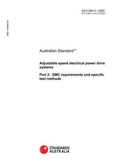 AS 61800.3-2005 AS 61800.3-2005