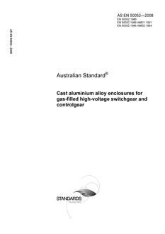 AS EN 50052-2008 AS EN 50052-2008