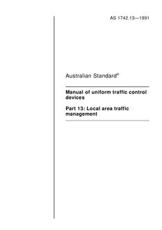 AS 1742.13-1991 AS 1742.13-1991
