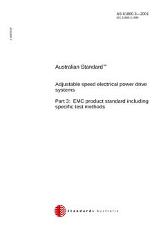 AS 61800.3-2001 AS 61800.3-2001