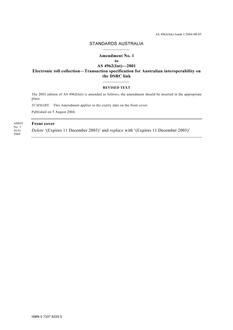 AS 4962(INT)-2001 AMDT 1 AS 4962(INT)-2001 AMDT 1