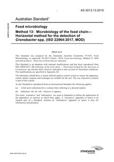 AS 5013.13:2018 AS 5013.13:2018