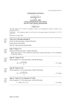 AS 1418.18-2001 AMDT 1