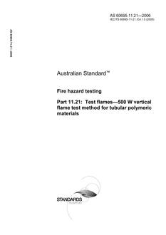 AS 60695.11.21-2006 AS 60695.11.21-2006