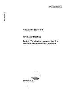 AS 60695.4-2006 AS 60695.4-2006