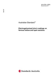 AS 4750-2003 AS 4750-2003