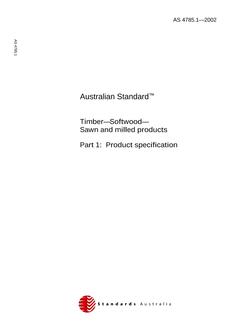 AS 4785.1-2002 AS 4785.1-2002