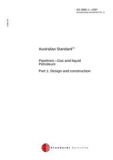 AS 2885.1-1997 AS 2885.1-1997