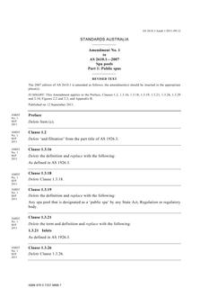 AS 2610.1-2007 AMDT 1