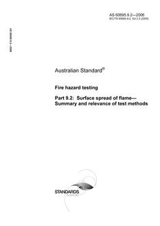 AS 60695.9.2-2006 AS 60695.9.2-2006