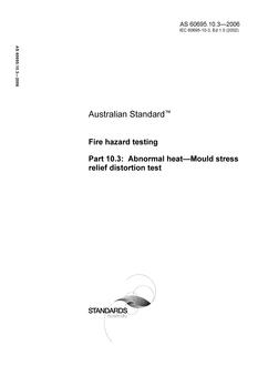 AS 60695.10.3-2006 AS 60695.10.3-2006